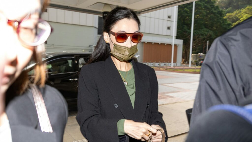 張栢芝高院作供